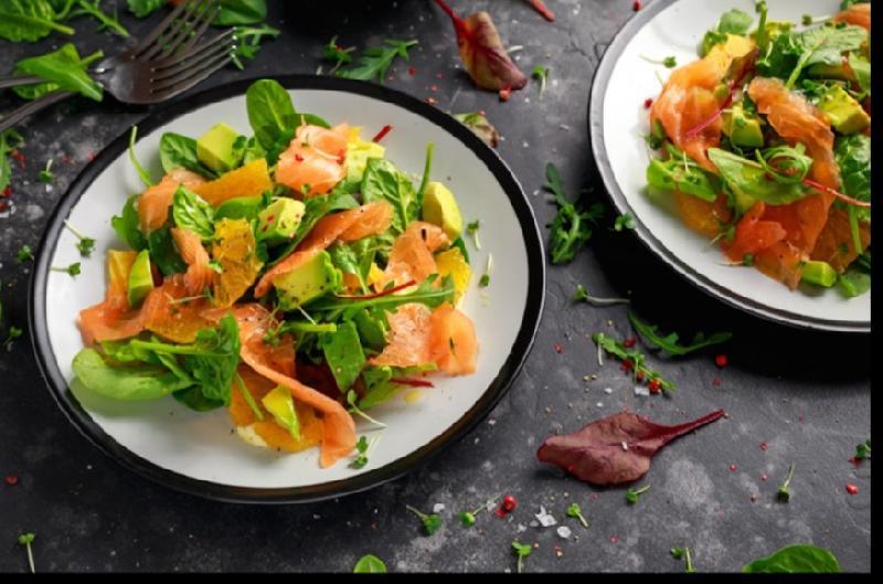 INSALATA DI GAMBERI E AGRUMI