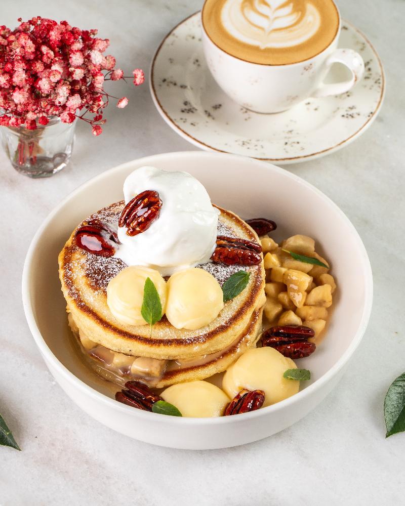 Hot Chocolate Mini Pancakes
