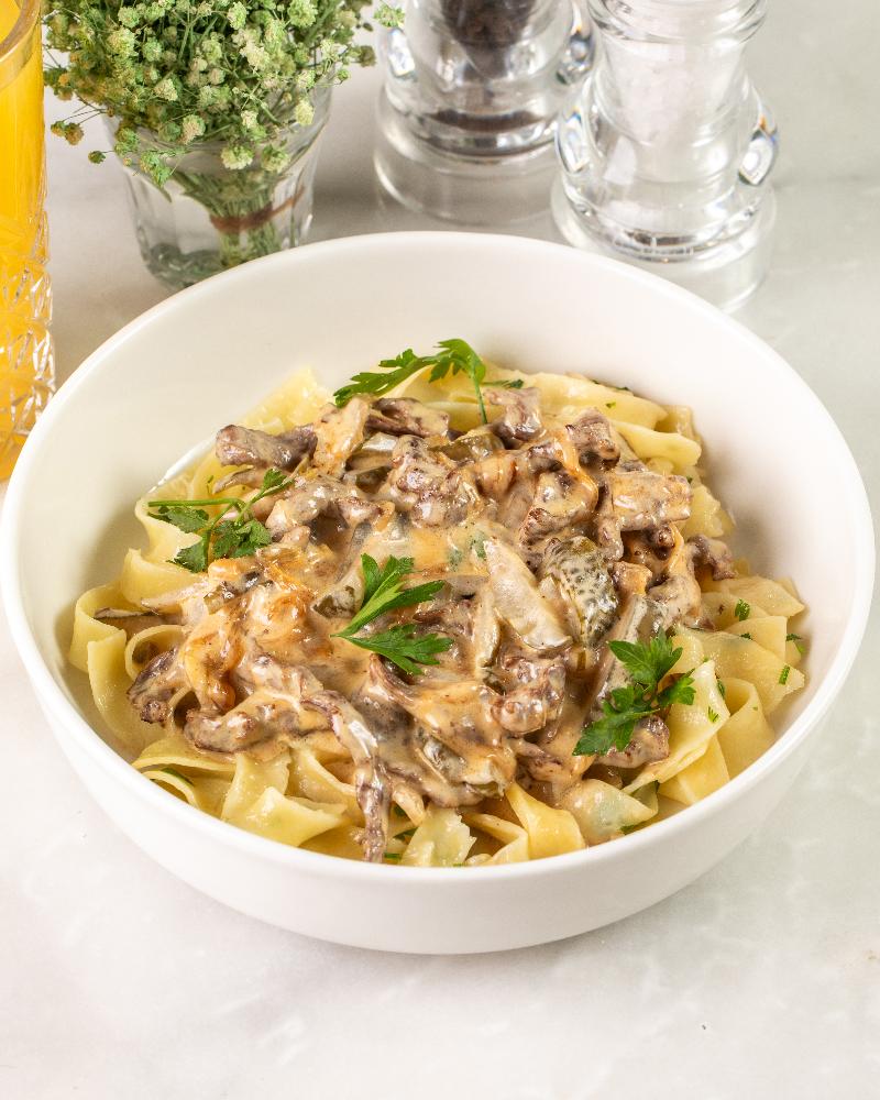 Crispy Schnitzel & Fettuccine