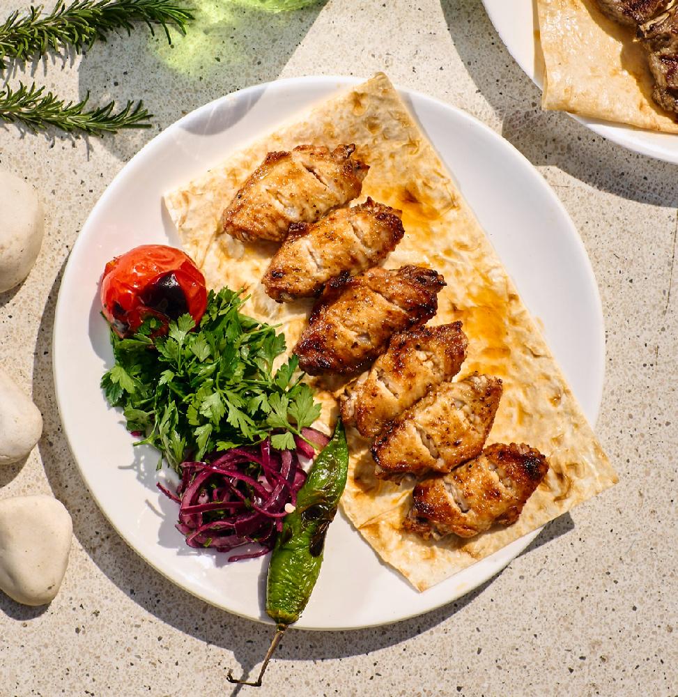 Chicken skewers
